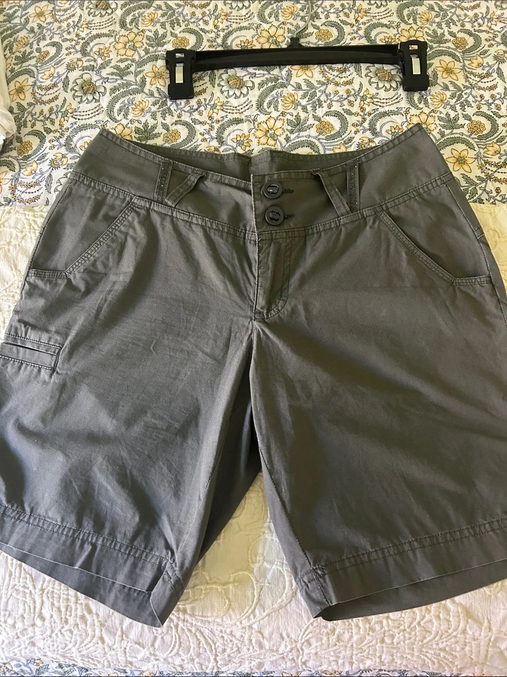 Olive Green Utility Shorts
